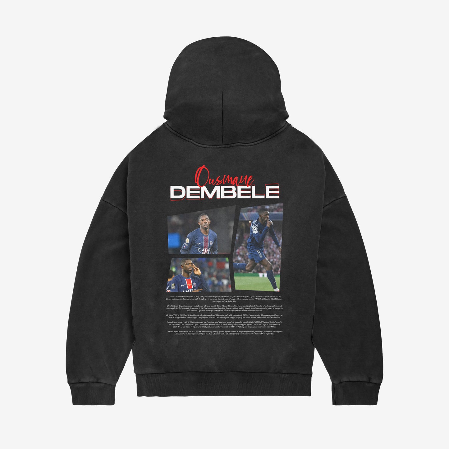 MACKBEARS™   Oversize OUSMANE DEMBELE Hoodie