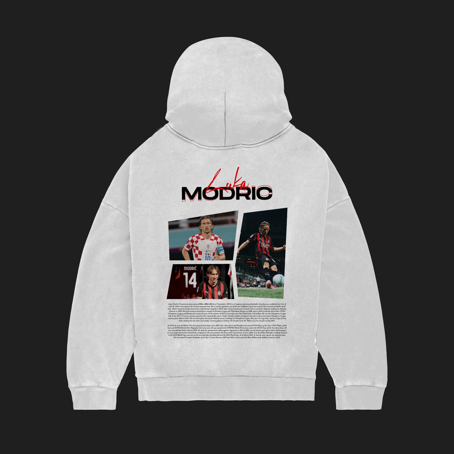 MACKBEARS™   Oversize LUCA MODRIC Hoodie