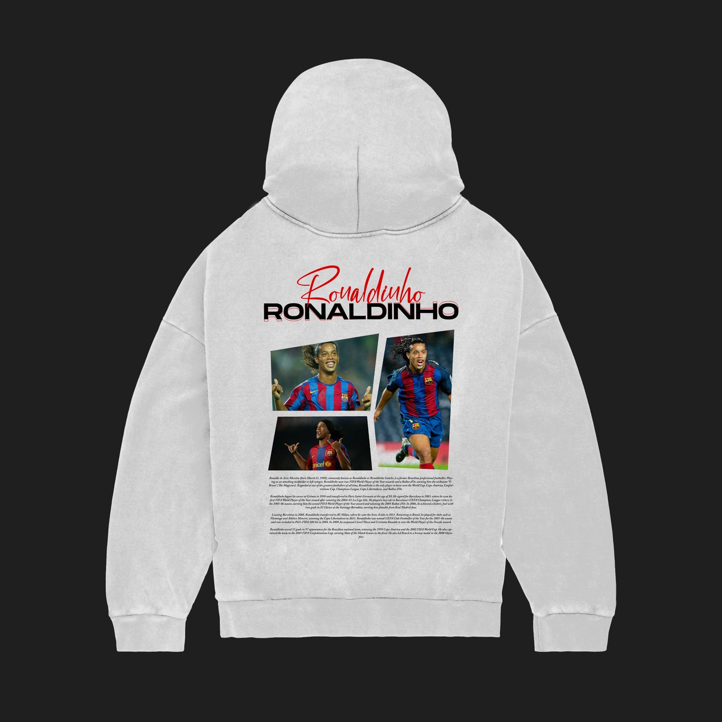MACKBEARS™   Oversize RONALDINHO Hoodie