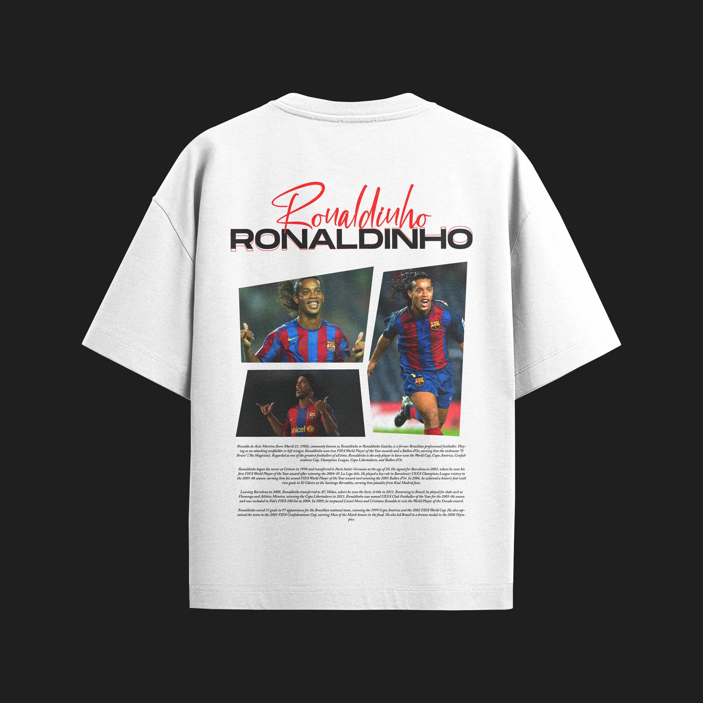 MACKBEARS™   Oversize  RONALDINHO  T-shirt