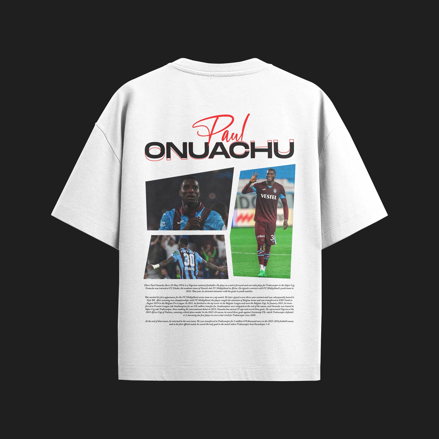 MACKBEARS™   Oversize PAUL ONUACHU T-shirt