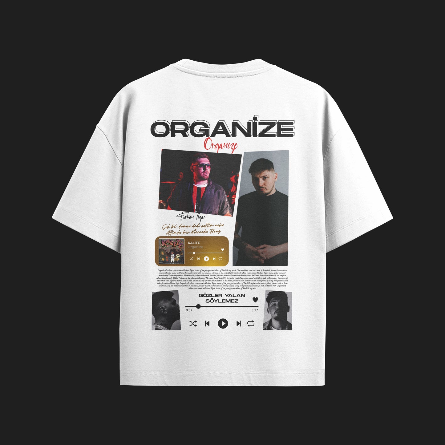 MACKBEARS™   Oversize ORGANİZE T-shirt