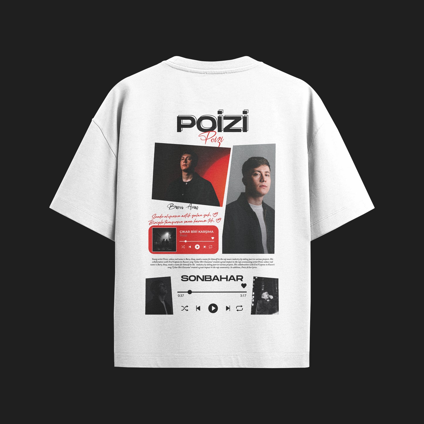 MACKBEARS™   Oversize POİZİ T-shirt