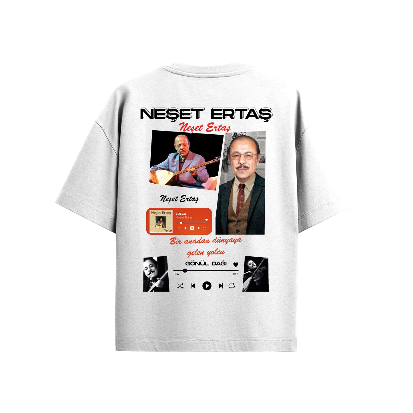 MACKBEARS™ Oversize NEŞET ERTAŞ T-shirt