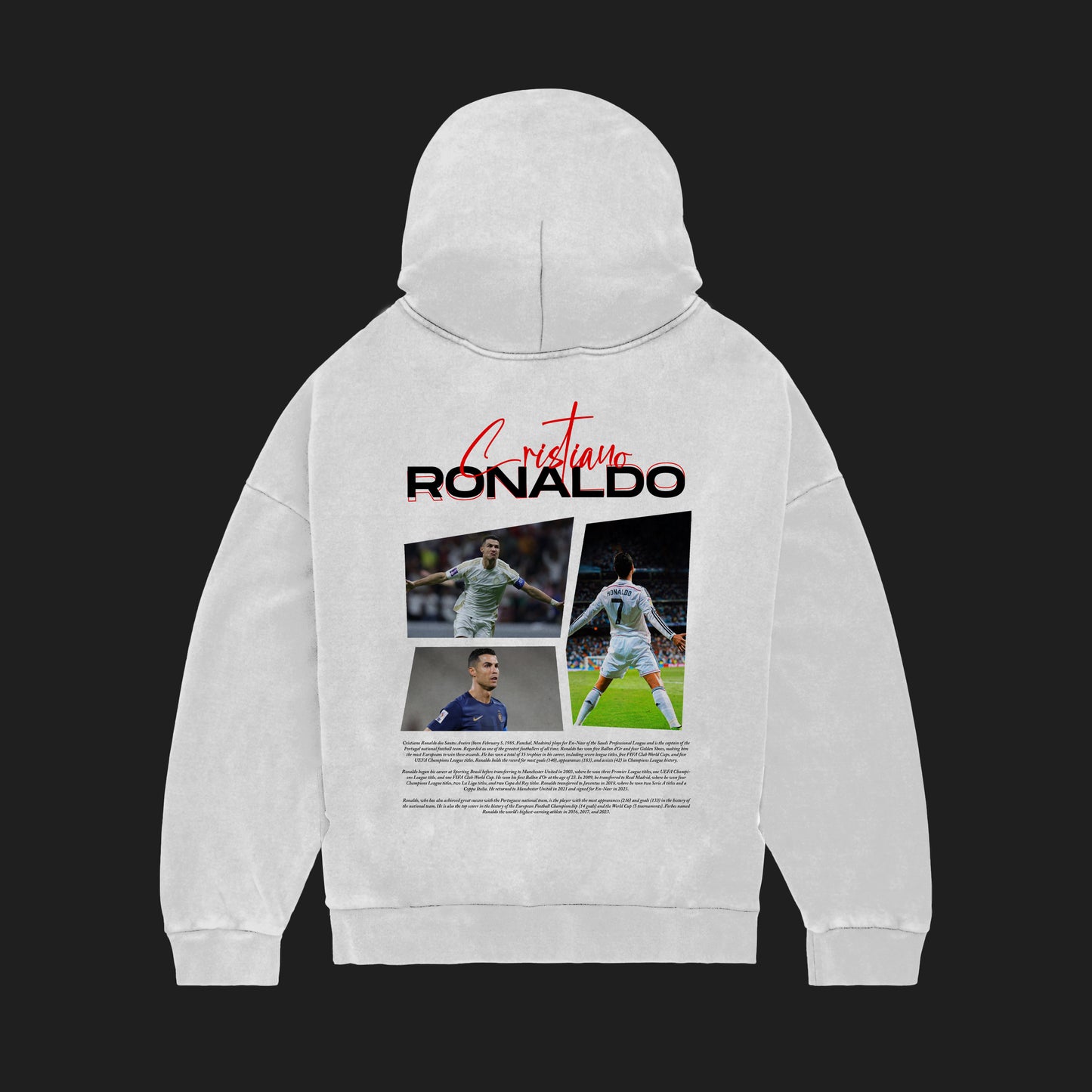 MACKBEARS™   Oversize CRİSTİANO RONALDO   Hoodie