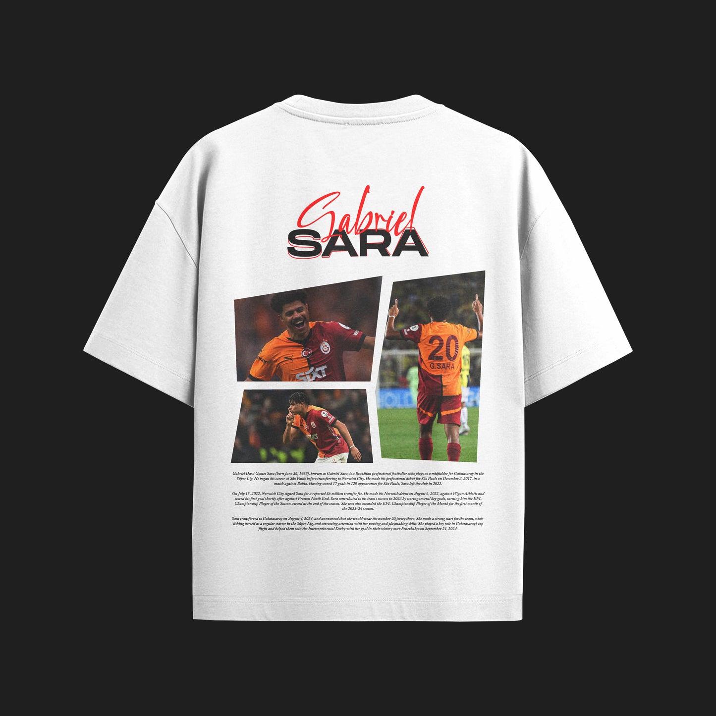 MACKBEARS™   Oversize  SABRİEL SARA  T-shirt