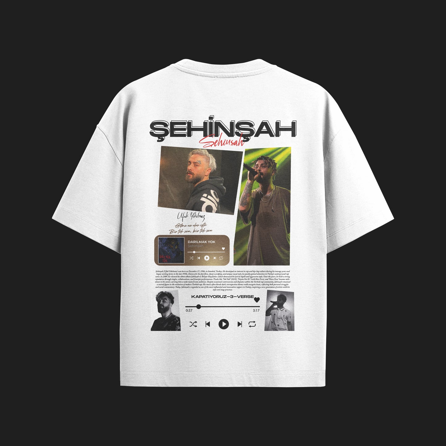 MACKBEARS™  Oversize ŞEHİNŞAH T-shirt