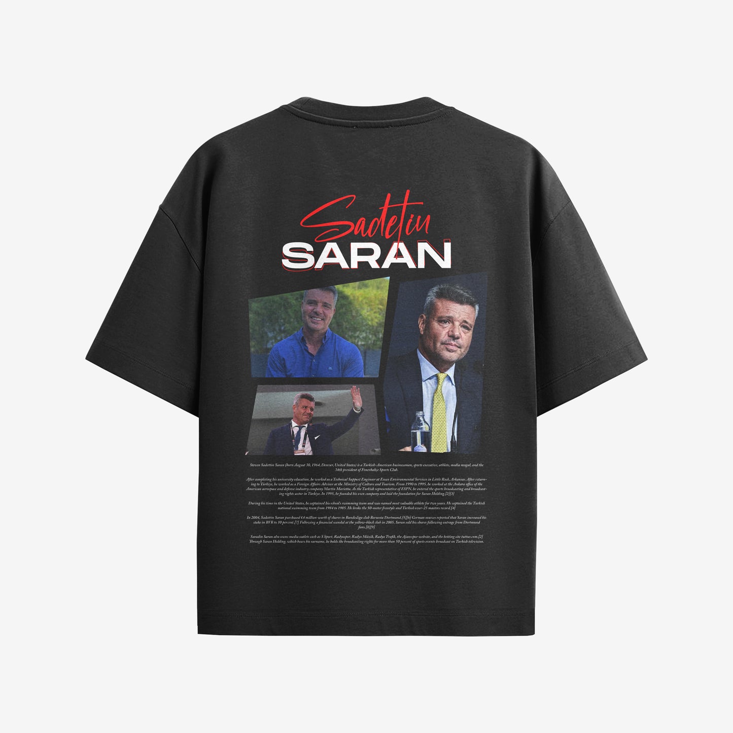 MACKBEARS™   Oversize SADETTİN SARAN  T-shirt