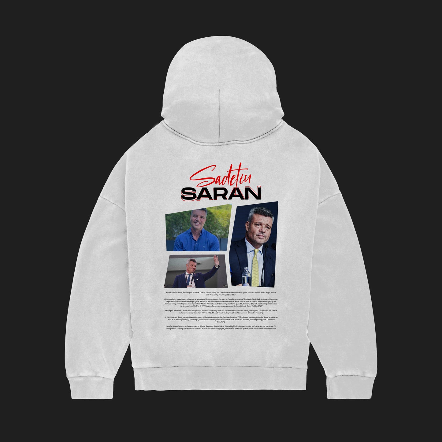 MACKBEARS™   Oversize SADETTİN SARAN   Hoodie