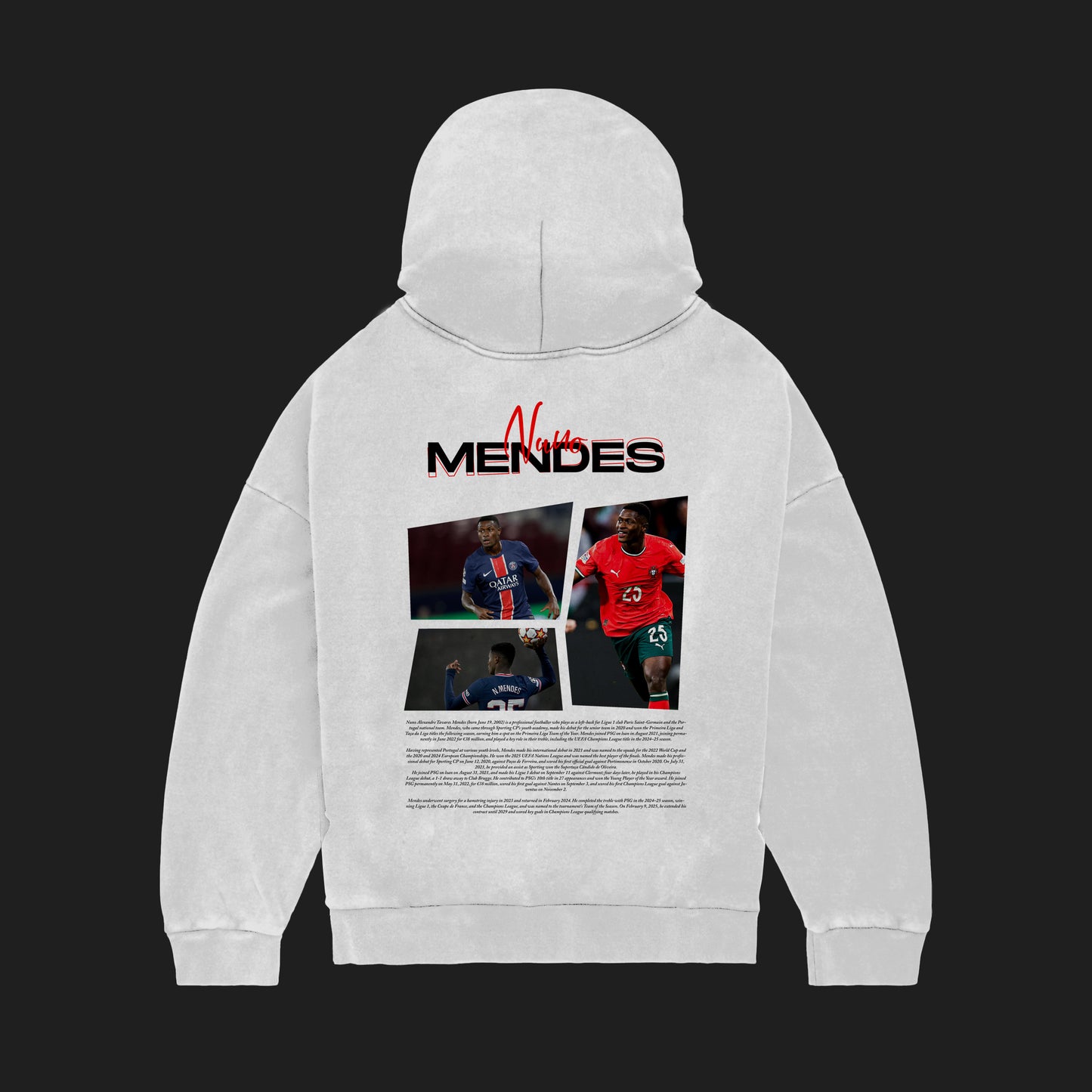 MACKBEARS™   Oversize NUNO MENDES Hoodie