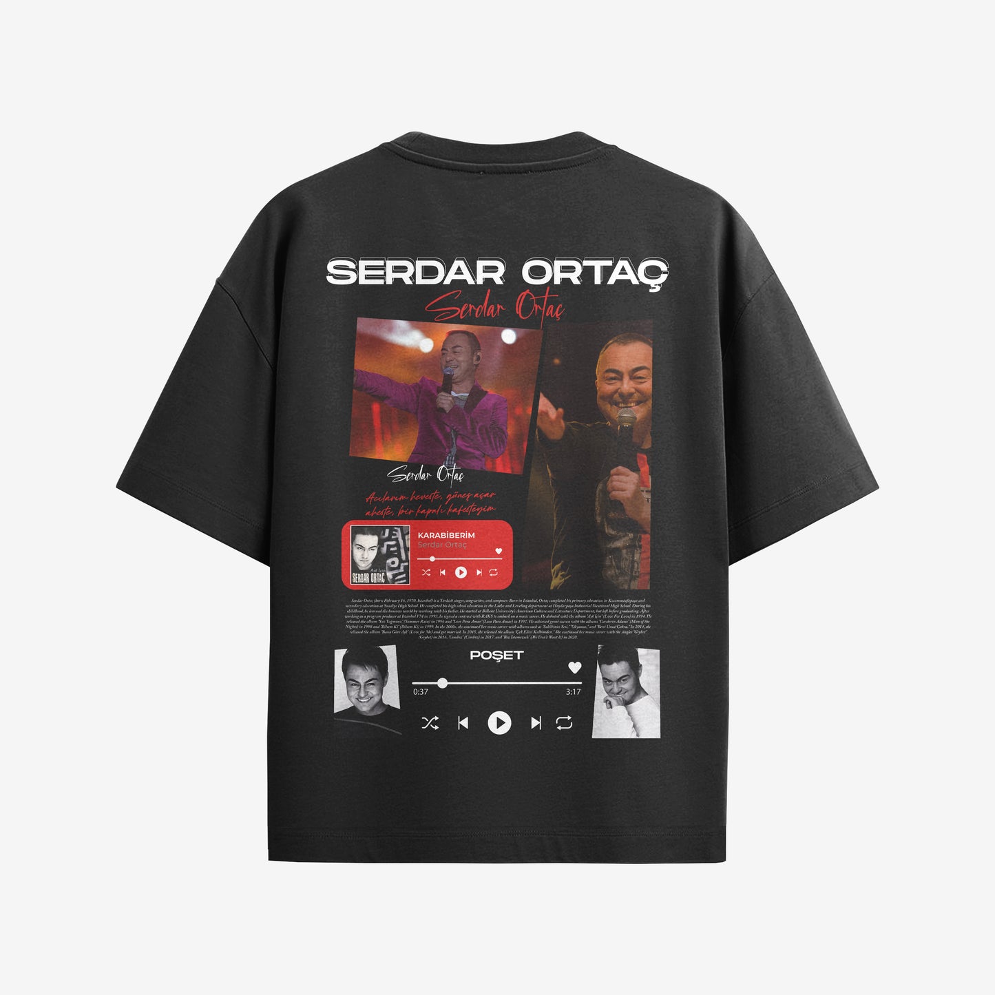 MACKBEARS™   Oversize SERDAR ORTAÇ T-shirt