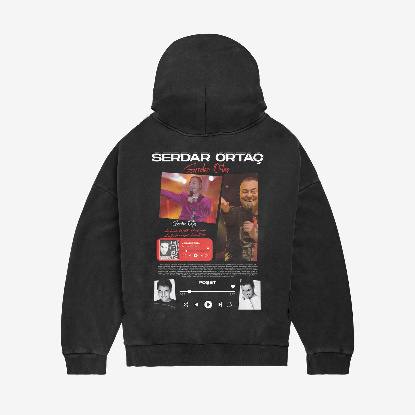 MACKBEARS™   Oversize SERDAR  ORTAÇ Hoodie