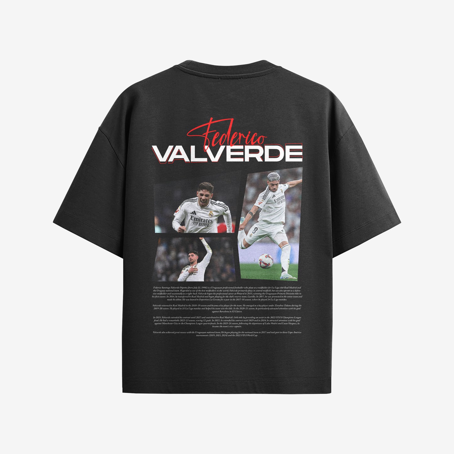 MACKBEARS™   Oversize FEDERİCA VALVERDE T-shirt