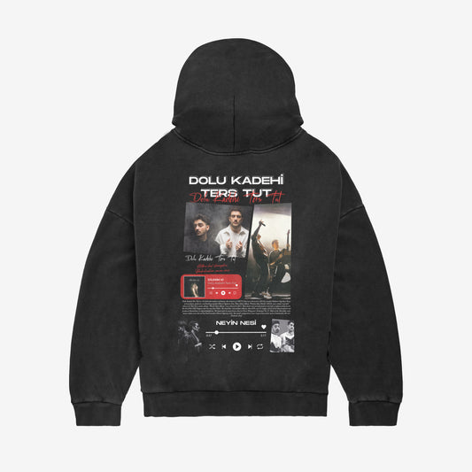MACKBEARS™   Oversize DOLU KADEHİ TERS TUT Hoodie