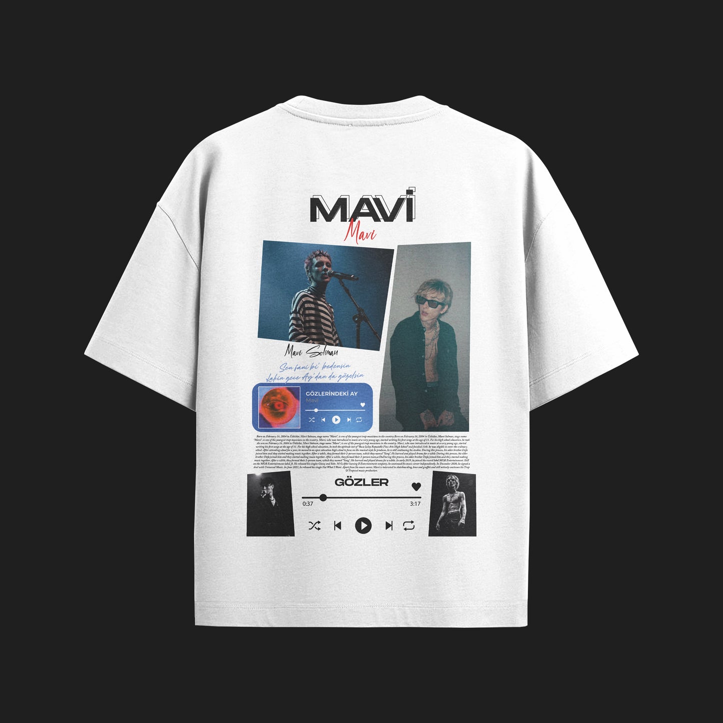 MACKBEARS™   Oversize MAVİ T-shirt