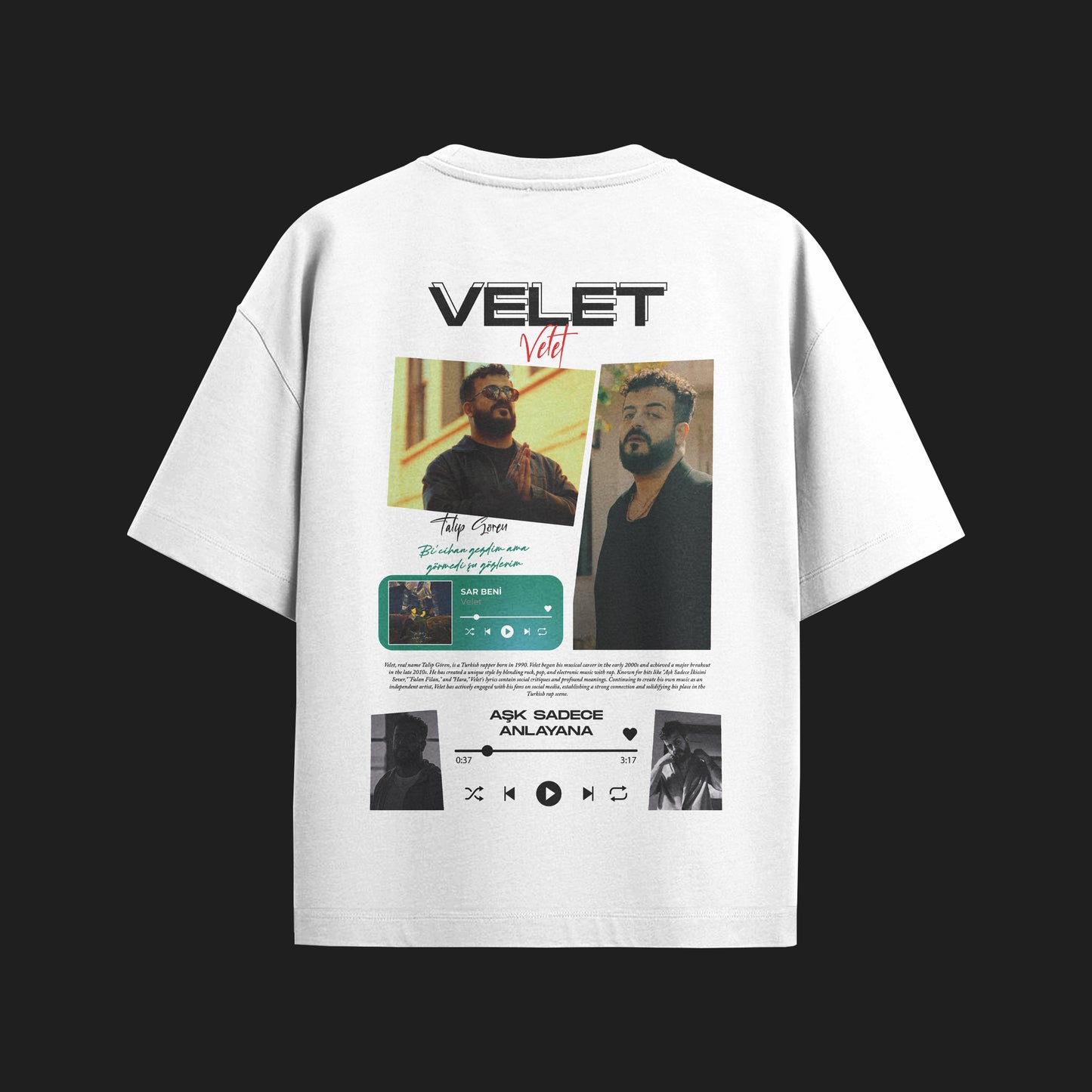 MACKBEARS™   Oversize VELET T-shirt
