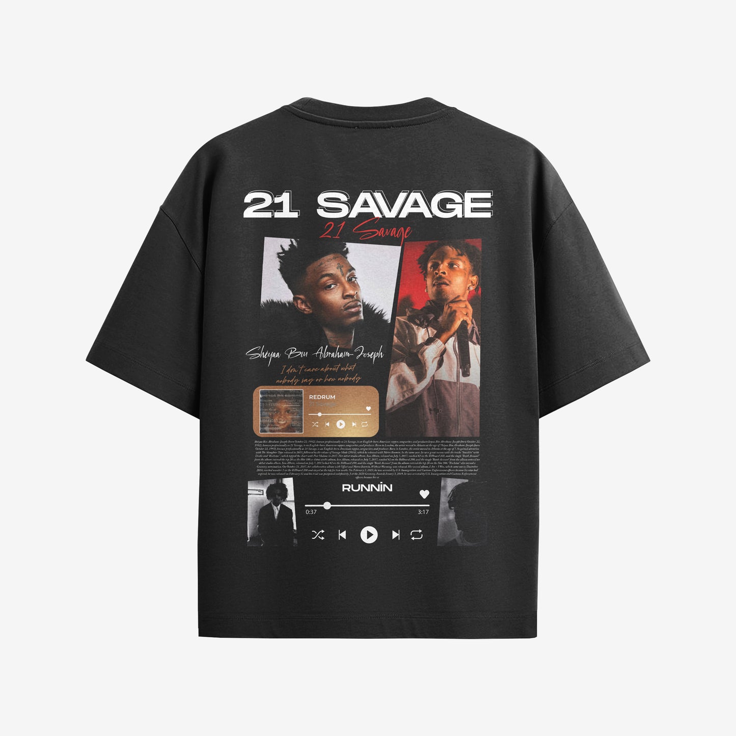 MACKBEARS™   Oversize 21 SAVAGE T-shirt