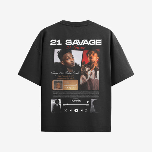 MACKBEARS™   Oversize 21 SAVAGE T-shirt