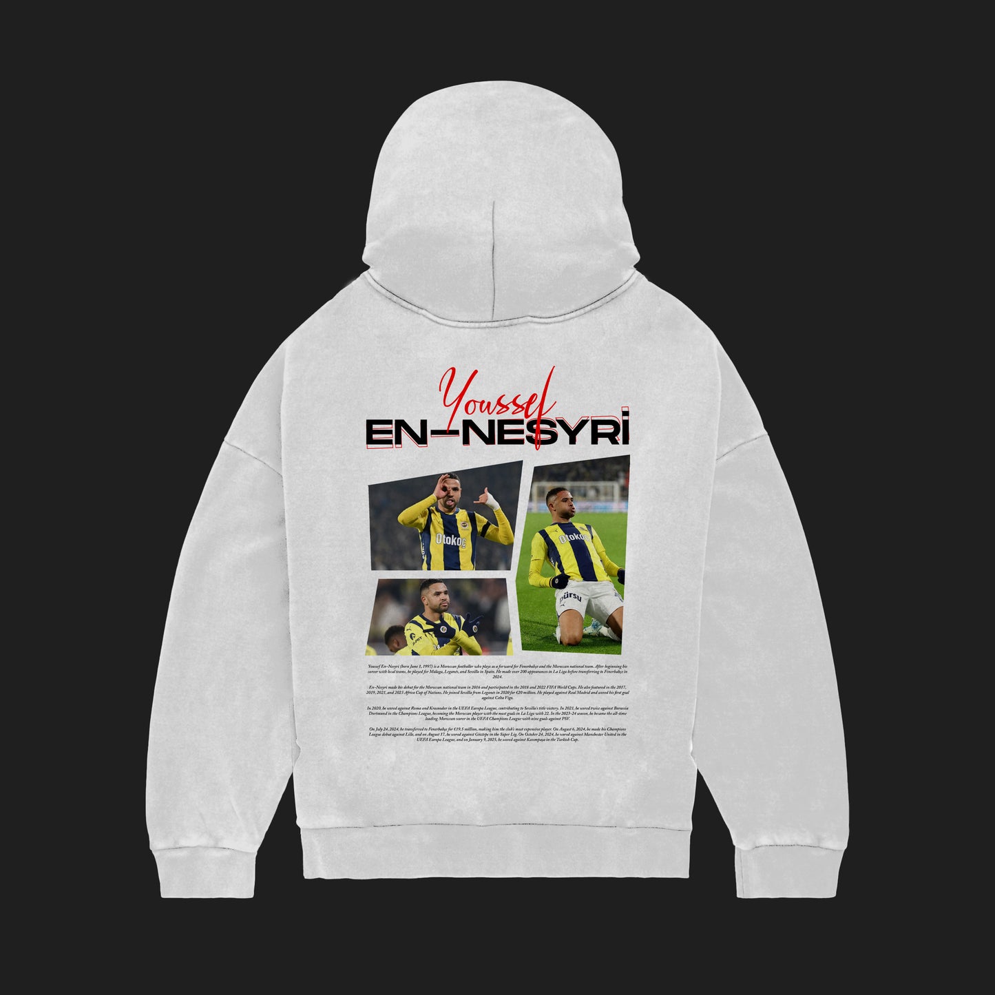 MACKBEARS™   Oversize YOUSSEF EN-NESYRİ   Hoodie