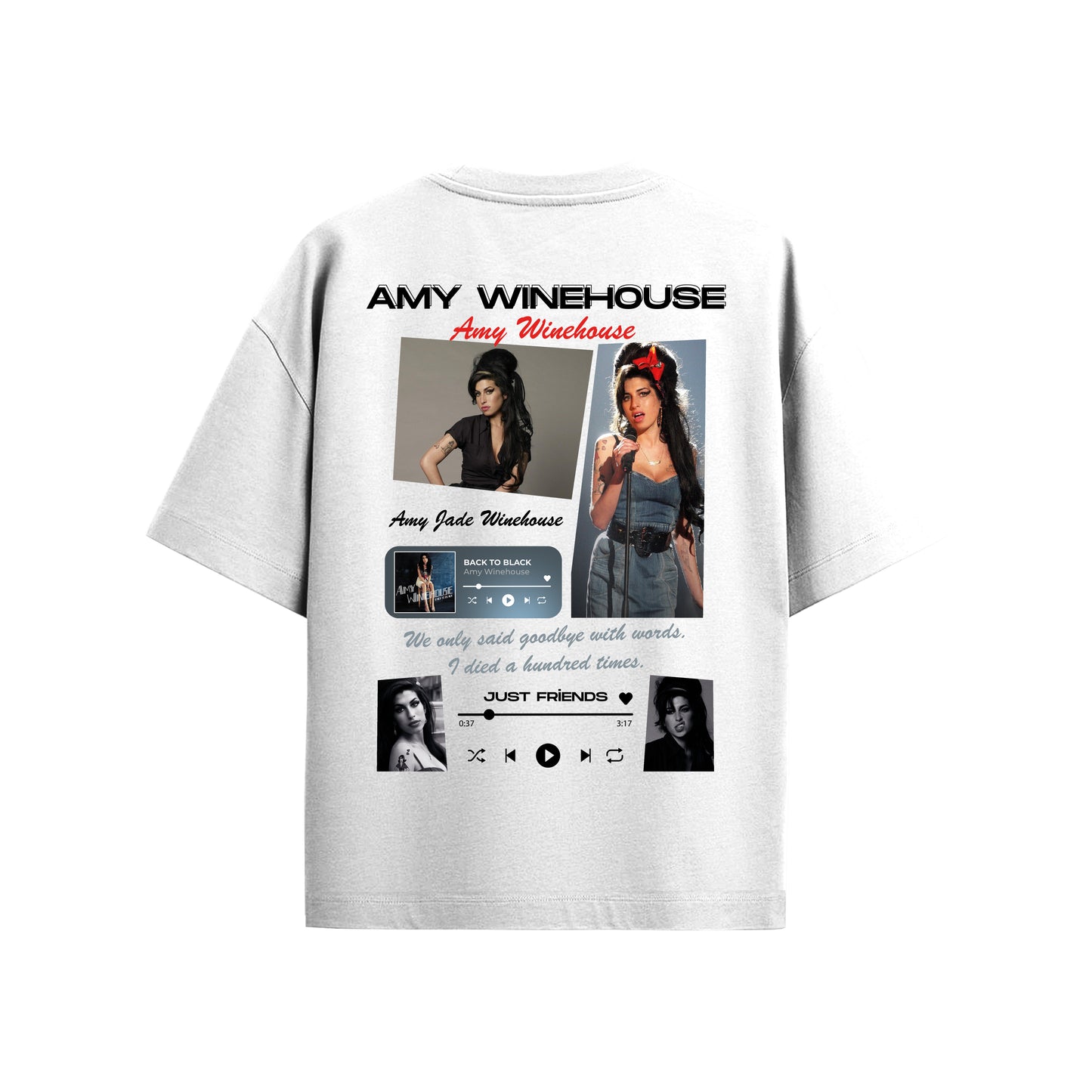 MACKBEARS™ Oversize AMY WINEHOUSE T-shirt