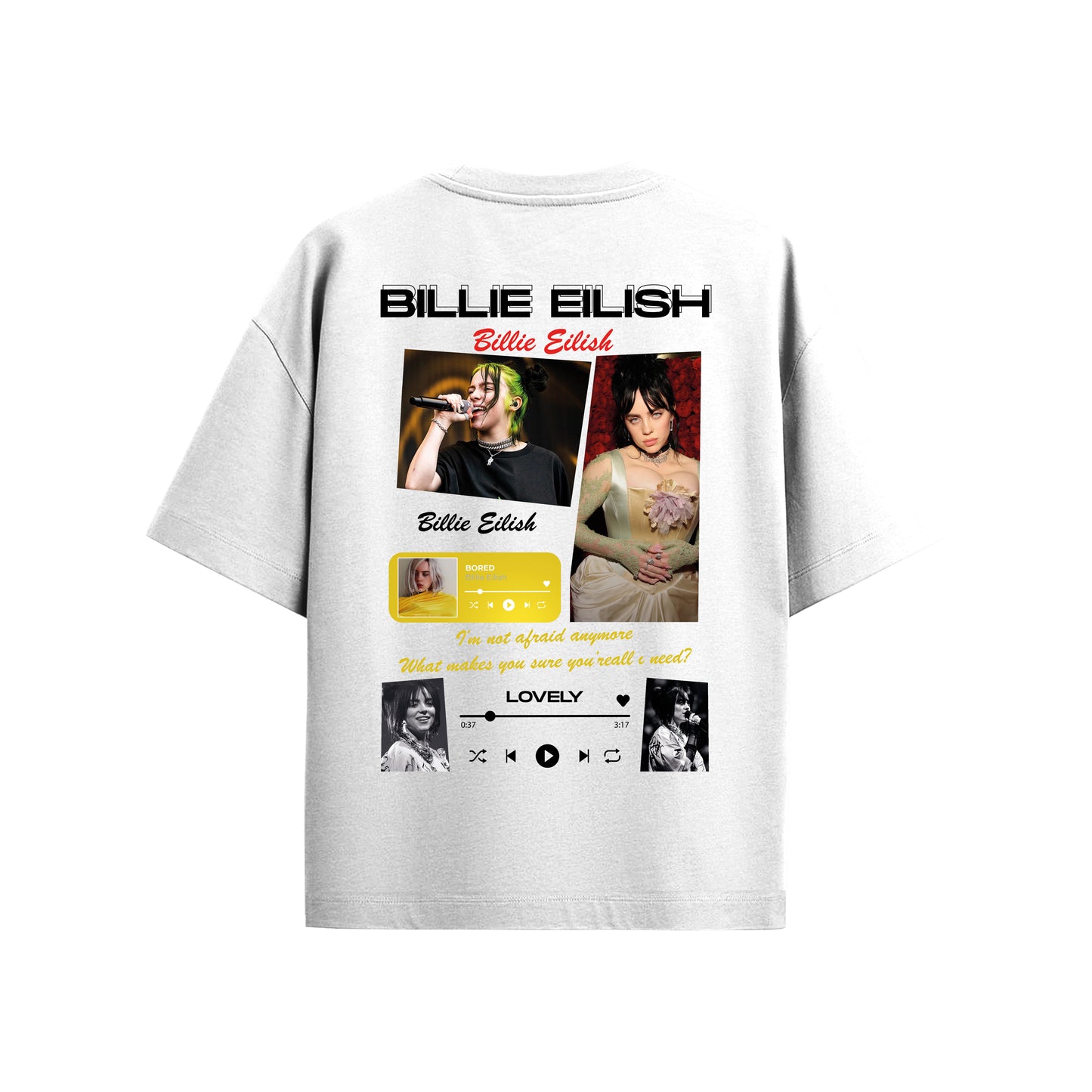 MACKBEARS™ Oversize BILLIE EILISH T-shirt