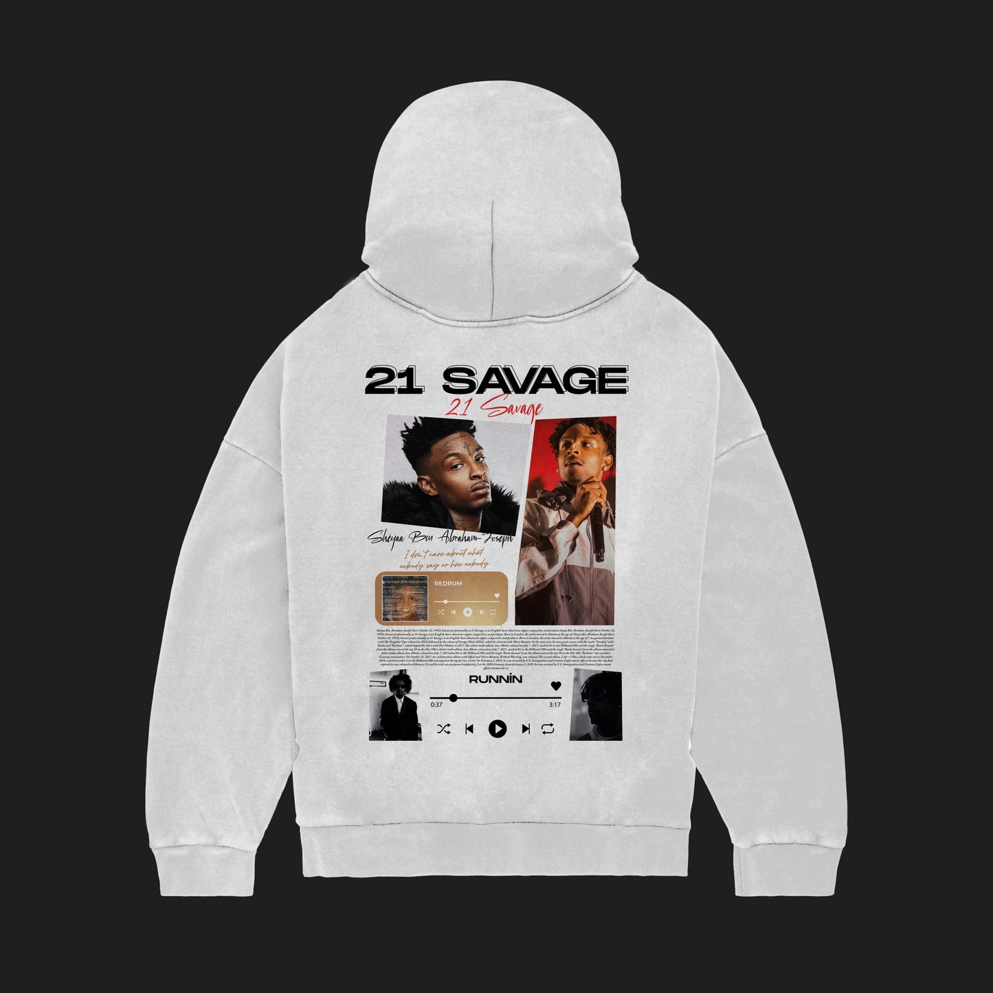 MACKBEARS™   Oversize  21 SAVAGE Hoodie