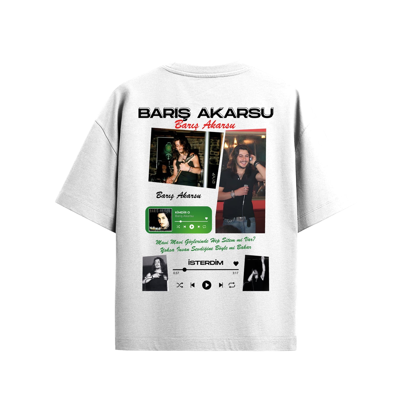MACKBEARS™ Oversize BARIŞ AKARSU T-shirt