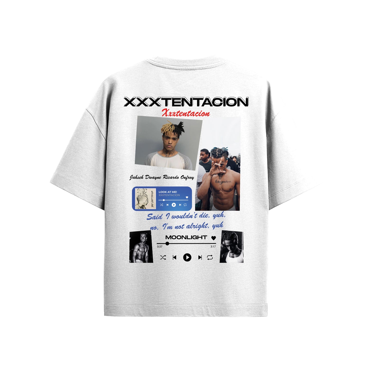MACKBEARS™ Oversize XXX TENTACION T-shirt