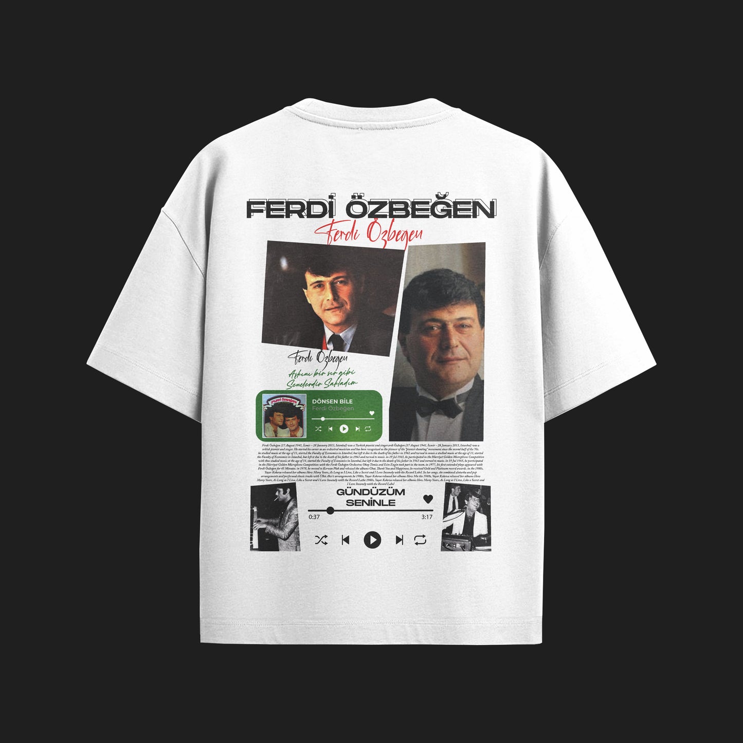MACKBEARS™  Oversize FERDİ ÖZBEĞEN T-shirt