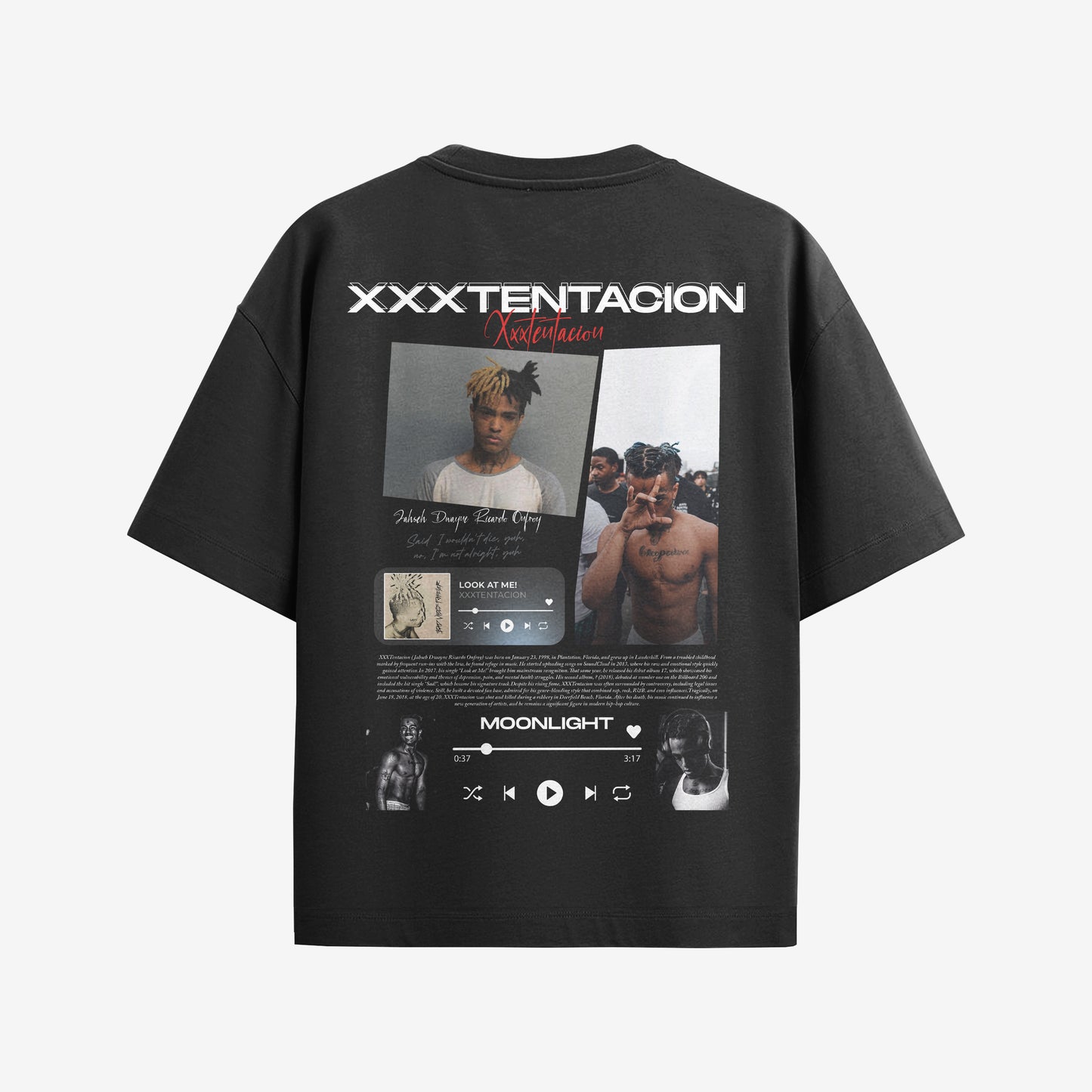 MACKBEARS™  Oversize XXX TENTACION  T-shirt