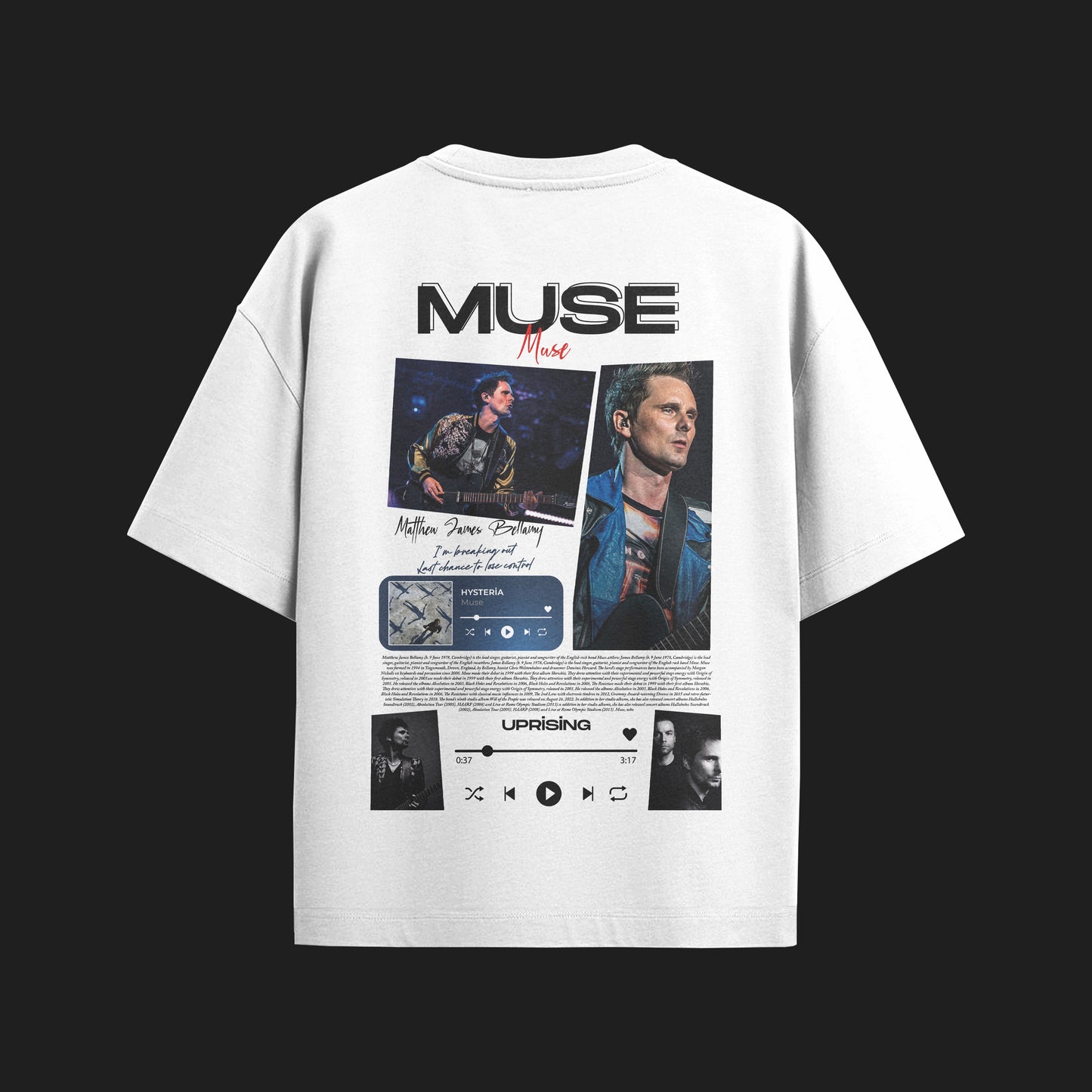 MACKBEARS™   Oversize MUSE T-shirt