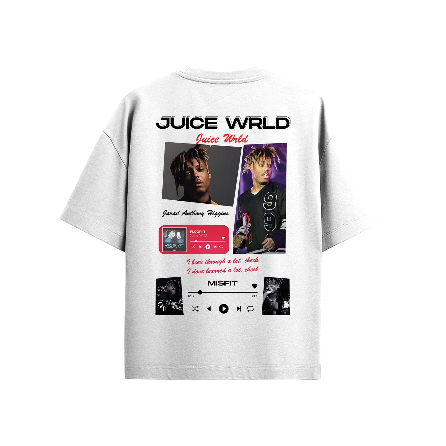 MACKBEARS™ Oversize JUICE WRLD T-shirt