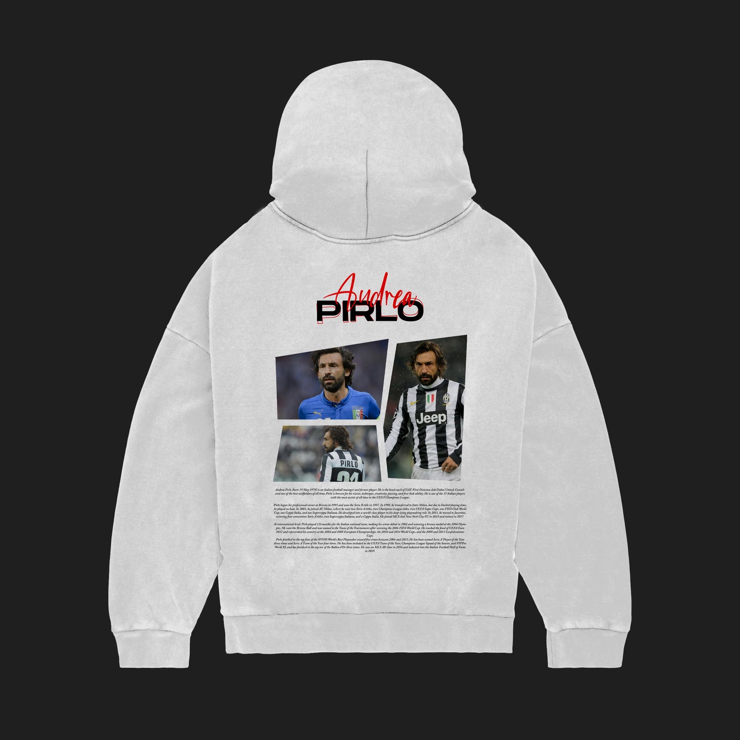 MACKBEARS™   Oversize ANDREA PIRLO Hoodie