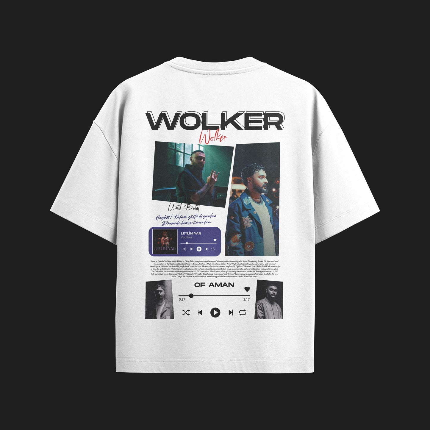 MACKBEARS™   Oversize WOLKER T-shirt