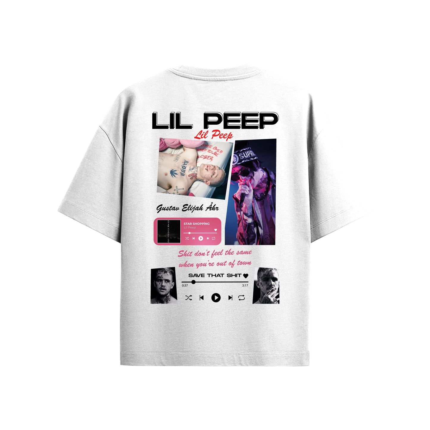 MACKBEARS™ Oversize LIL PEEP T-shirt