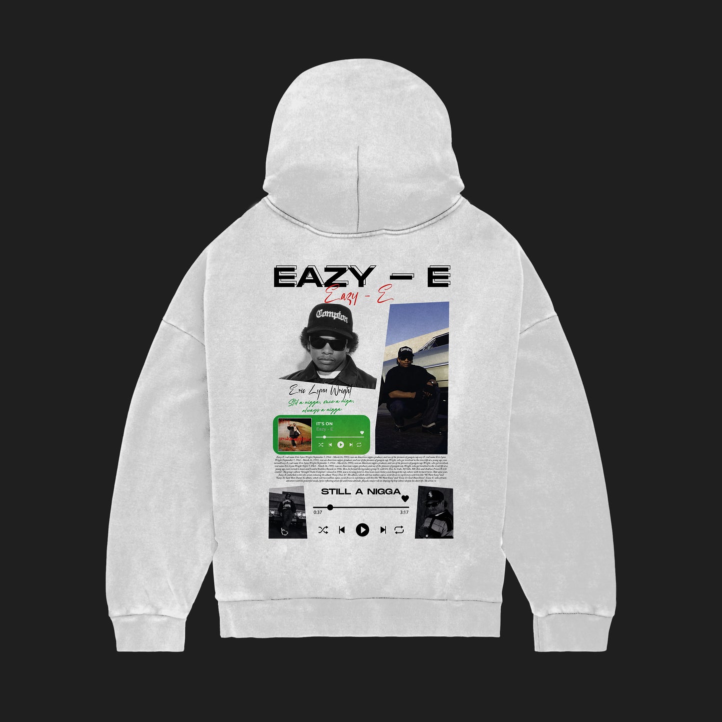 MACKBEARS™   Oversize EAZY-E Hoodie