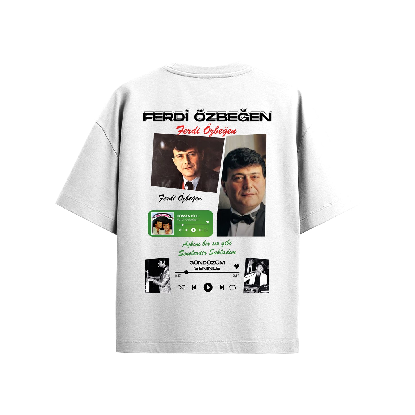 MACKBEARS™ Oversize FERDİ ÖZBEĞEN T-shirt