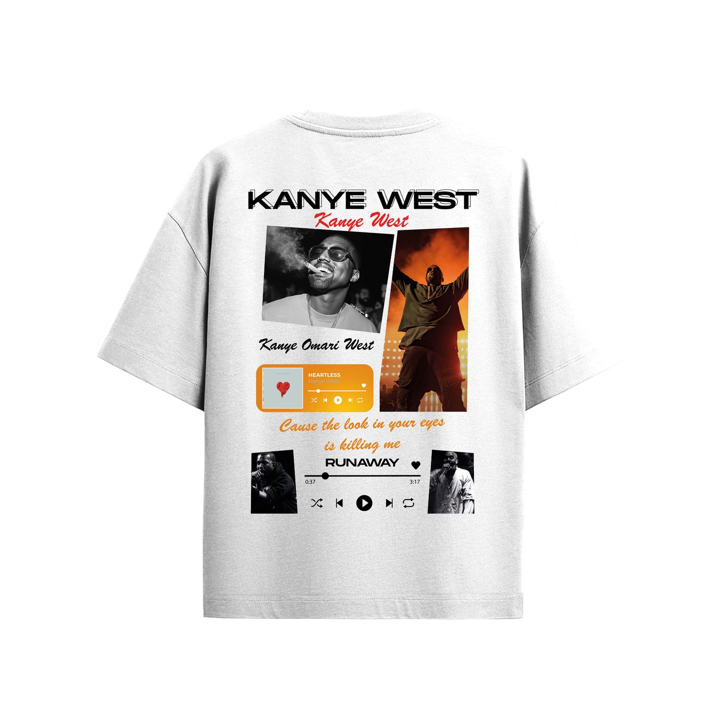 MACKBEARS™ Oversize KANYE WEST T-shirt
