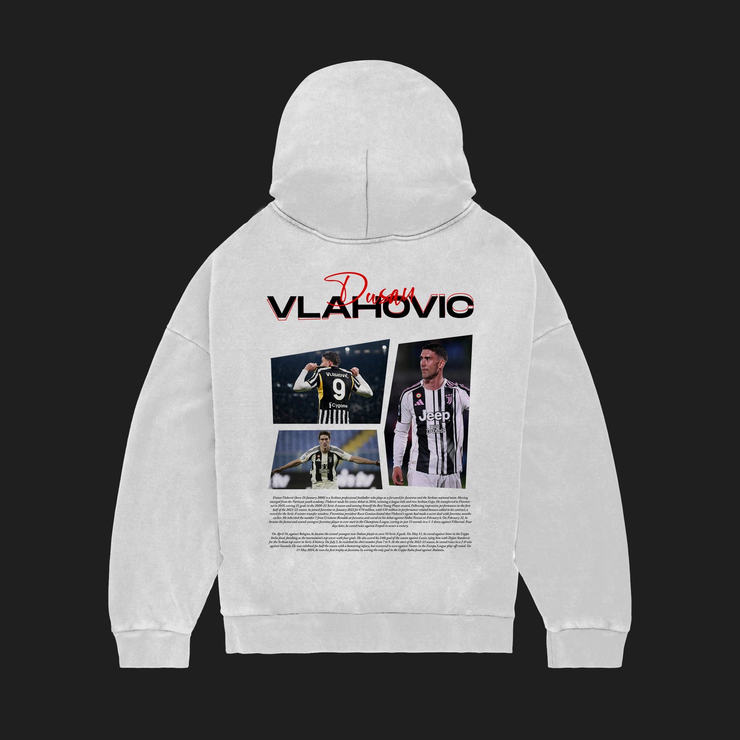 MACKBEARS™   Oversize DUSAN VLAHOVIC Hoodie
