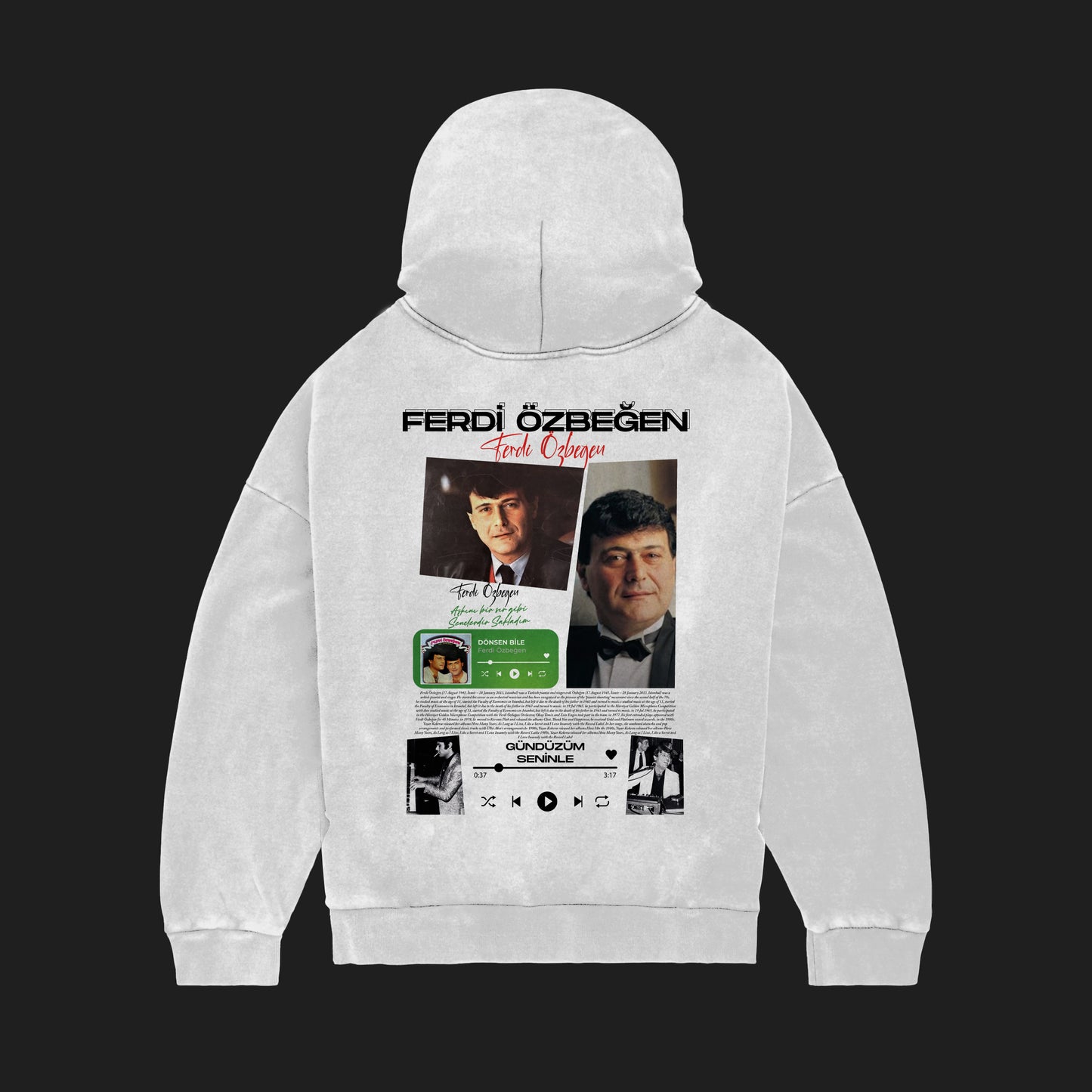 MACKBEARS™   Oversize FERDİ ÖZBEĞEN Hoodie