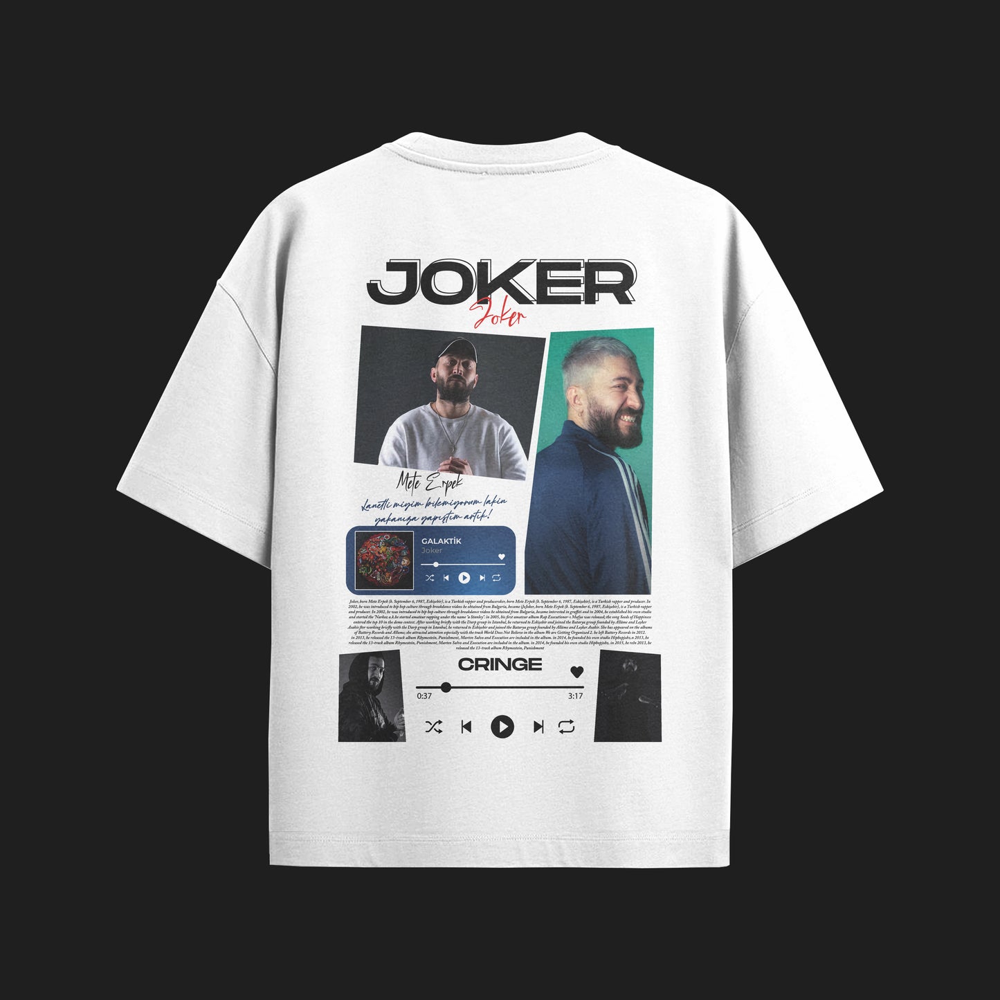 MACKBEARS™  Oversize JOKER T-shirt