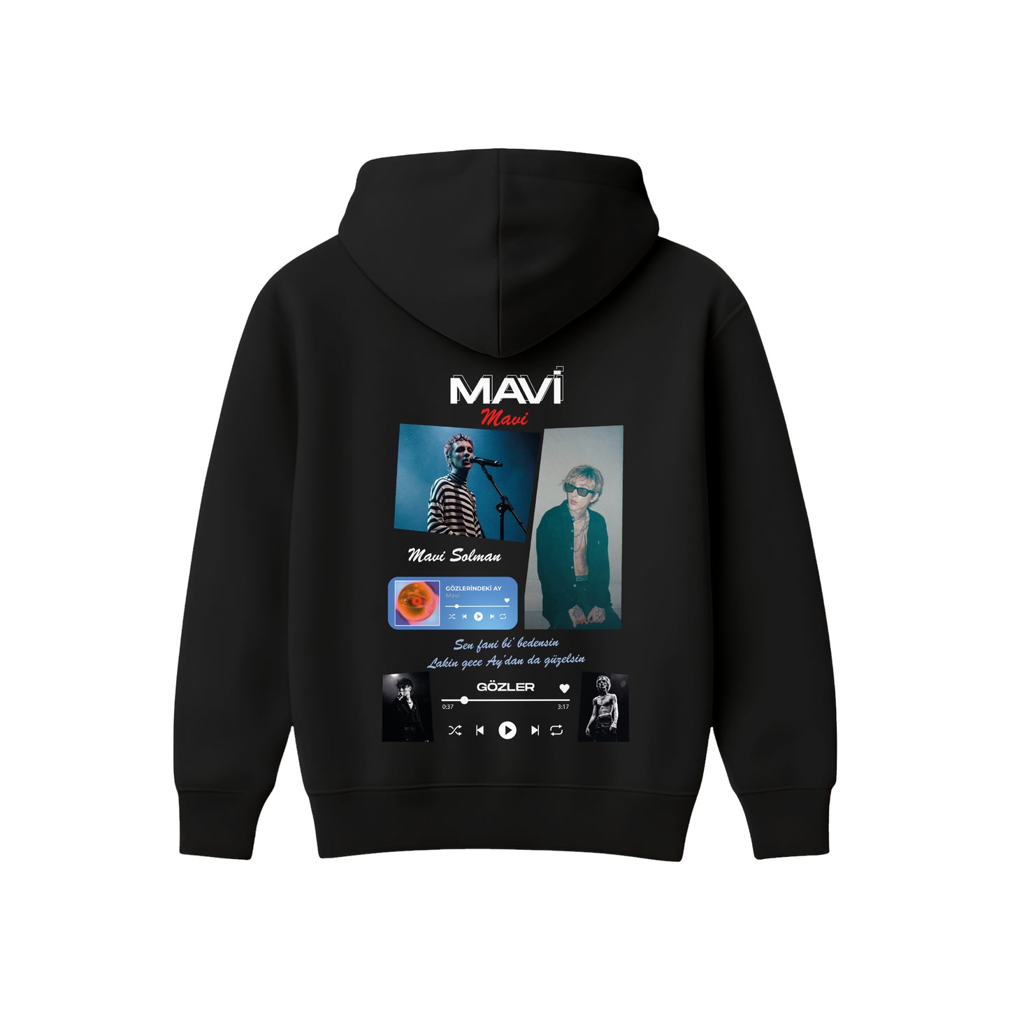 MACKBEARS™ Oversize MAVİ Hoodie