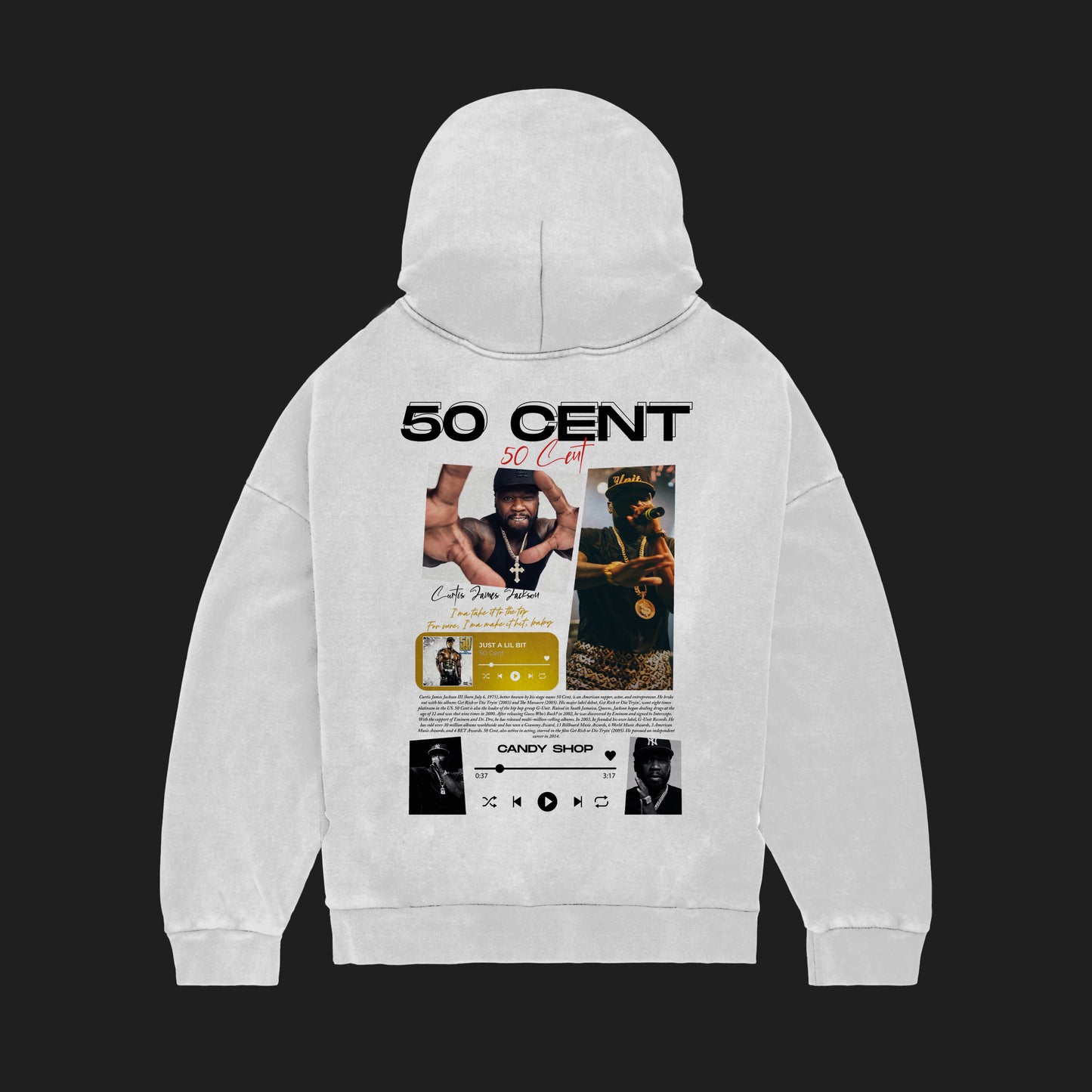 MACKBEARS™   Oversize  50 CENT  Hoodie