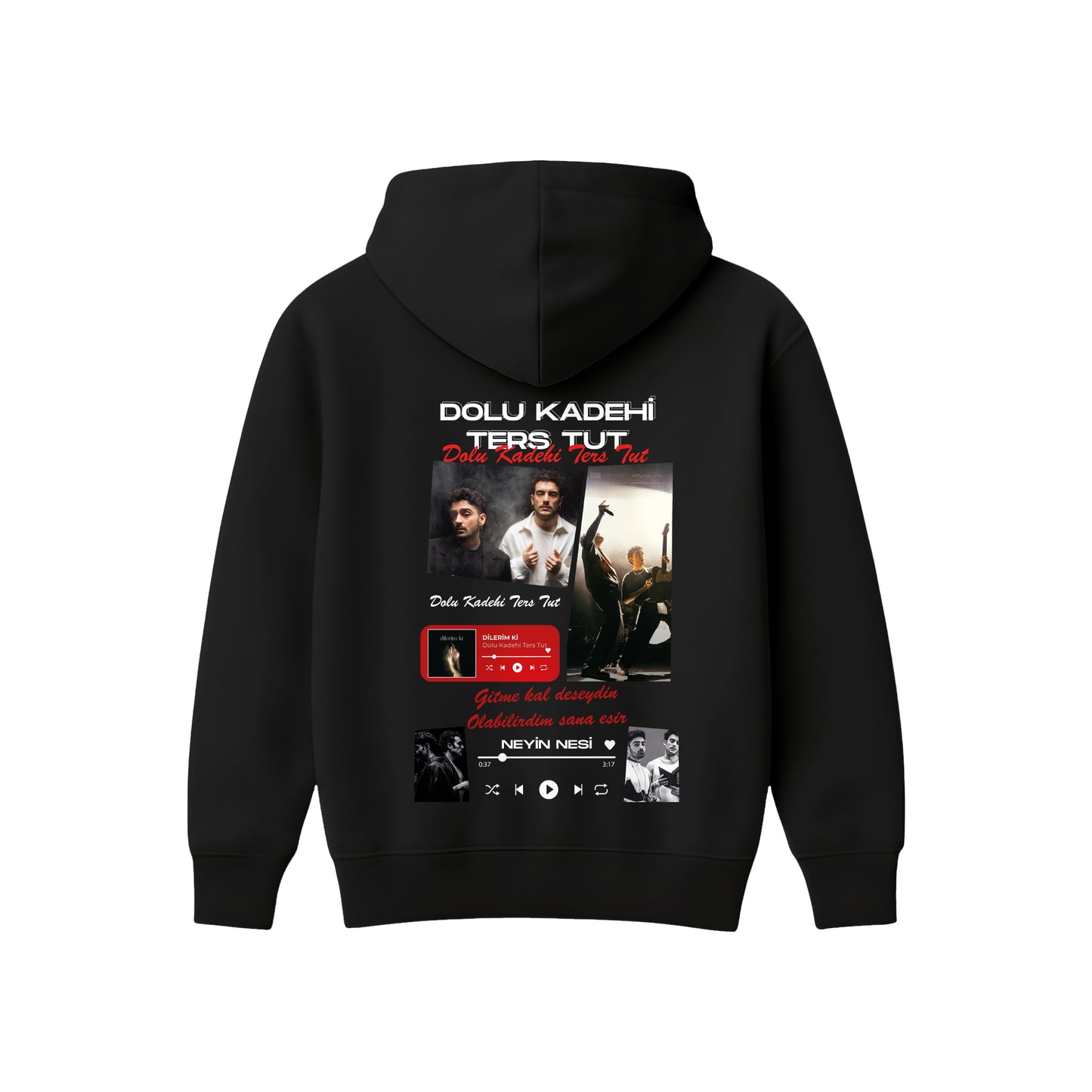 MACKBEARS™ Oversize DOLU KADEHİ TERS TUT Hoodie