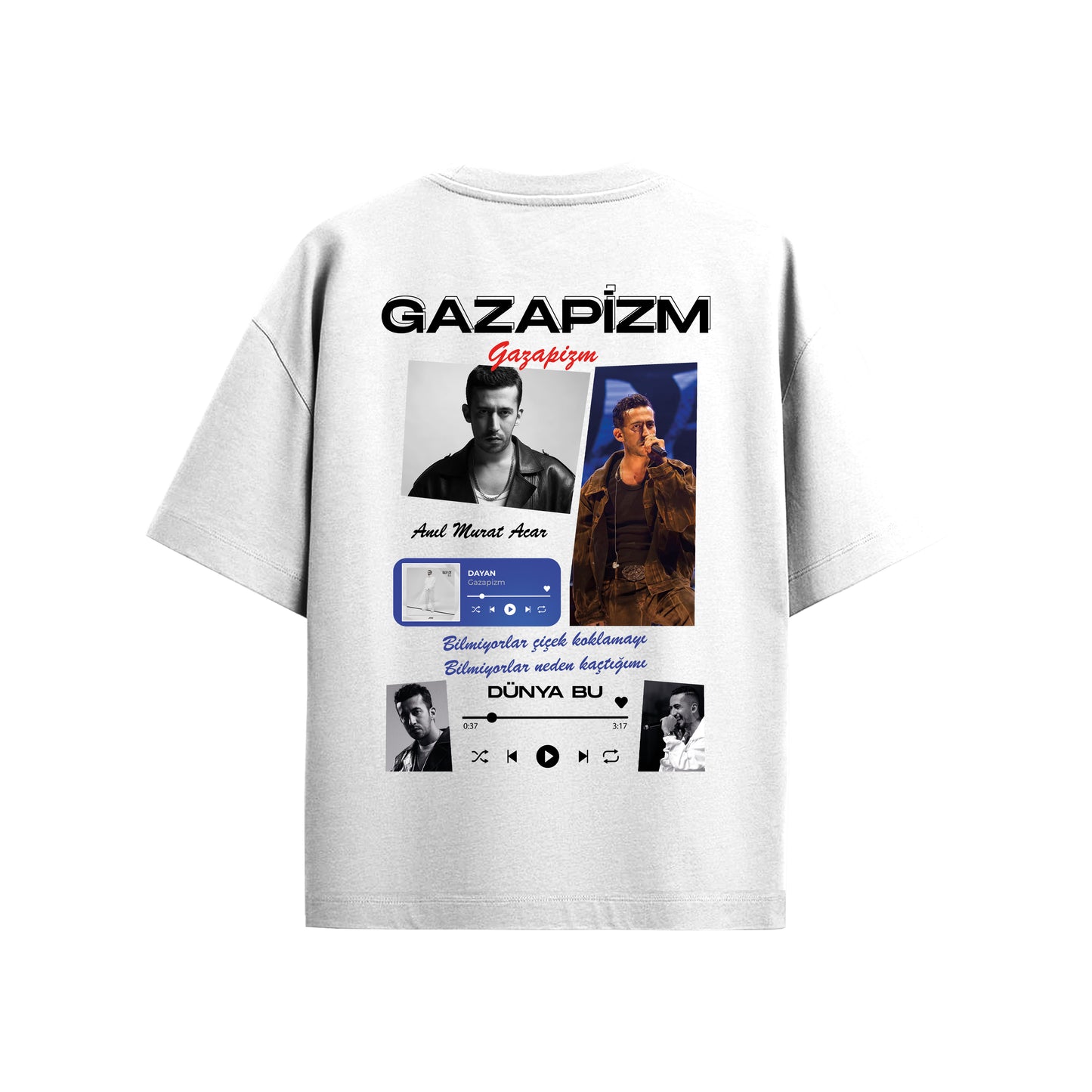 MACKBEARS™ Oversize GAZAPİZM T-shirt