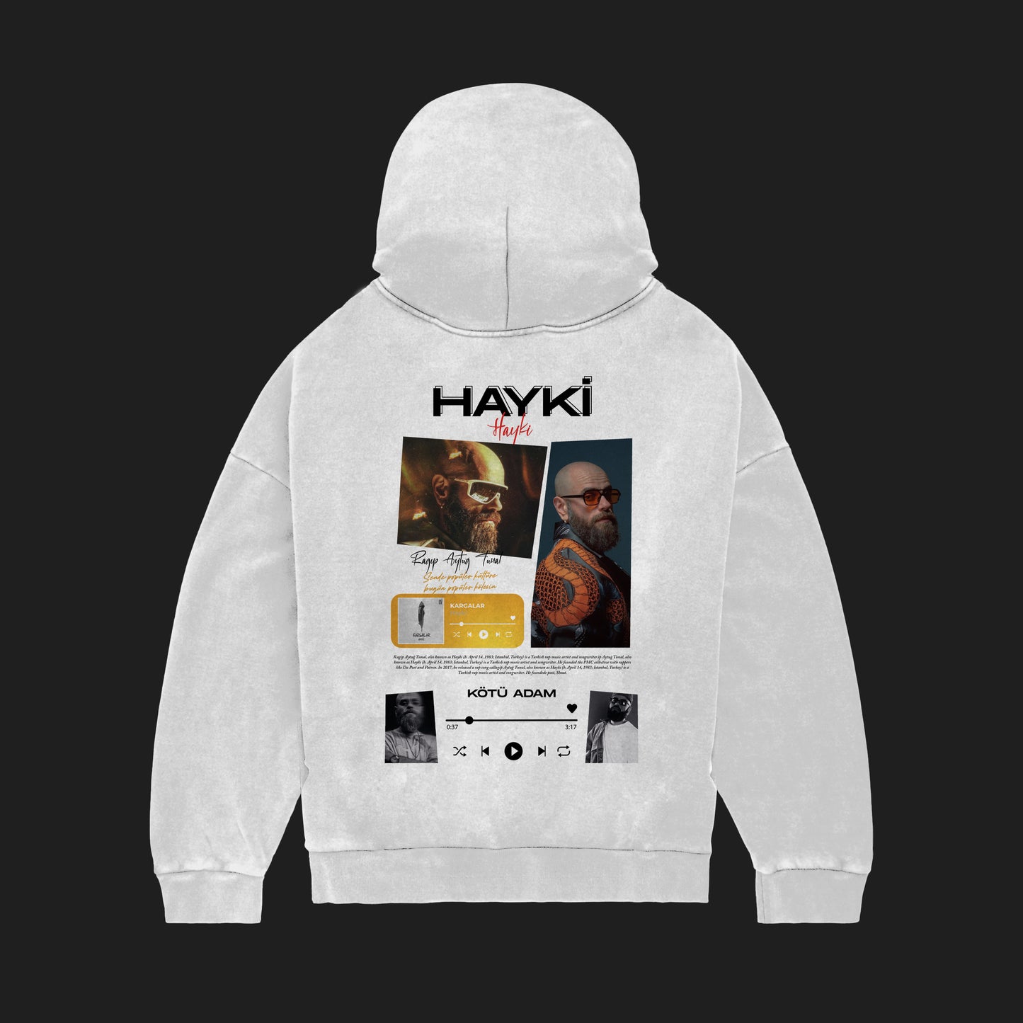 MACKBEARS™   Oversize  HAYKİ  Hoodie
