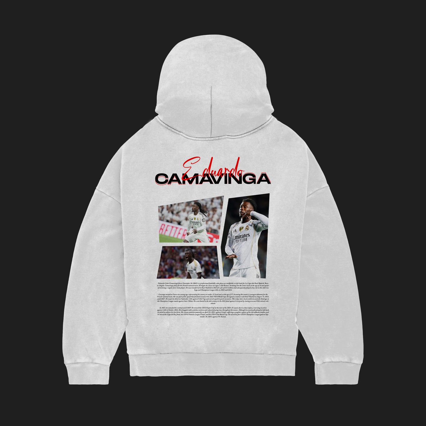 MACKBEARS™   Oversize EDUARDO CAMAVİNGA Hoodie