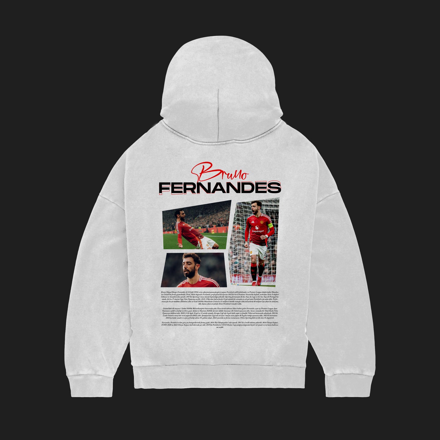 MACKBEARS™   Oversize BRUNO FERNANDES Hoodie
