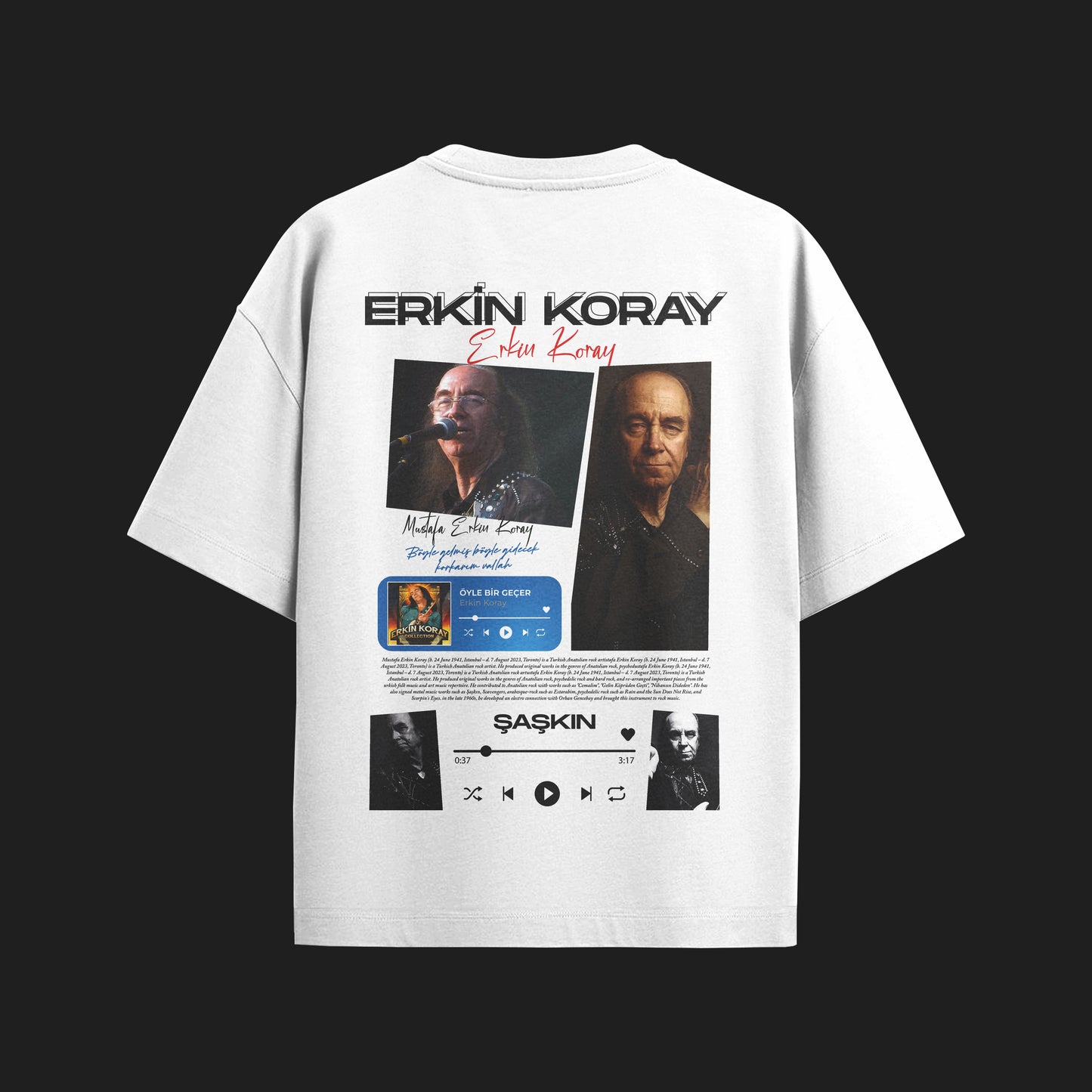 MACKBEARS™   Oversize ERKİN KORAY T-shirt