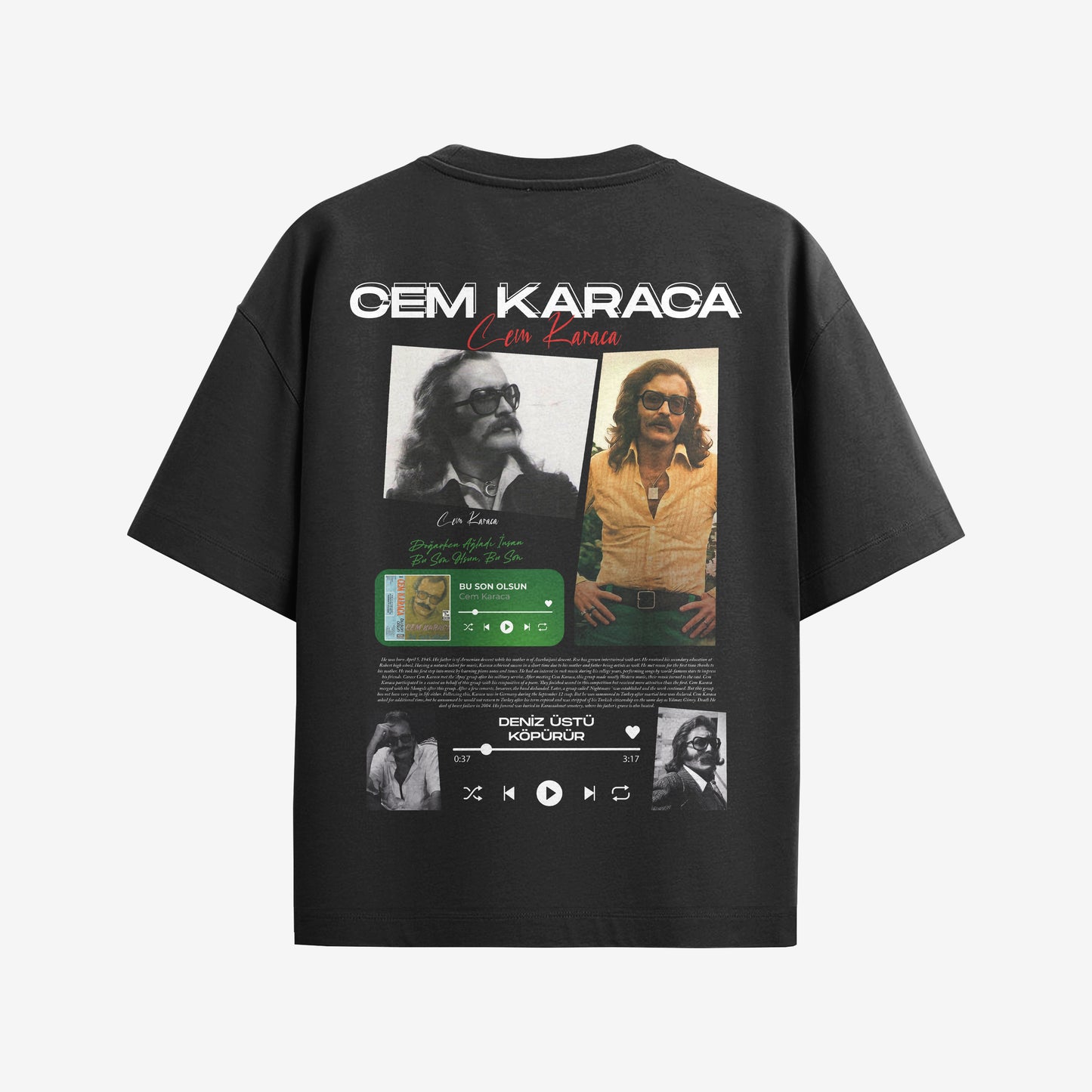 MACKBEARS™  Oversize CEM KARACA T-shirt